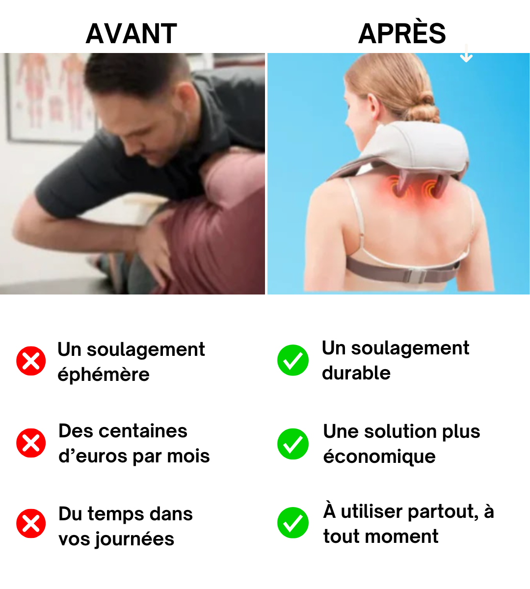 Masseur cou et épaules