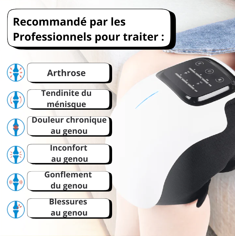 Masseur genou à infrarouge