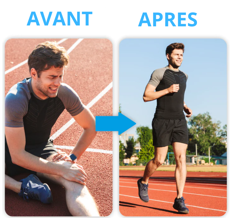 Masseur genou à infrarouge