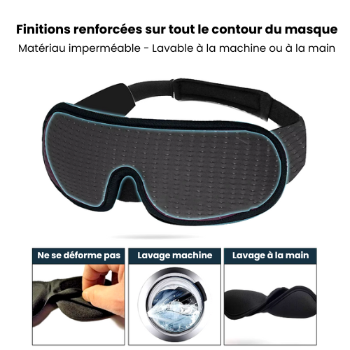 Masque de Sommeil 3D Anti-Lumière Innuvance™