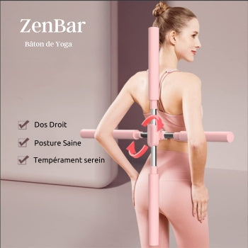 Barre ajustable de Yoga et stretching Innuvance™